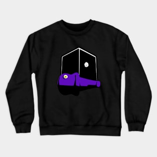 "Tumult" Filled Shirt Crewneck Sweatshirt